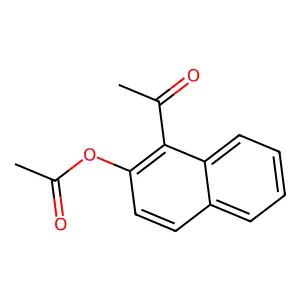 Ethanone, 1-[2-(acetyloxy)-1-naphthalenyl]- structure