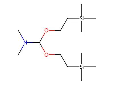 N,N-dimethyl-1,1-bis(2-trimethylsilylethoxy)methanamine structure
