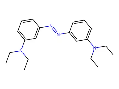 3-[(E)-2-[3-(Diethylamino)phenyl]diazen-1-yl]-N,N-diethylaniline structure