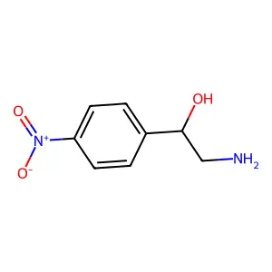 (1S)-2-amino-1-(4-nitrophenyl)ethan-1-ol structure