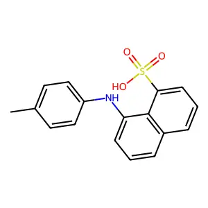1-Naphthalenesulfonic acid, 8-[(4-methylphenyl)amino]- structure