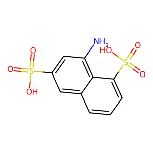 1,6-Naphthalenedisulfonic acid, 8-amino- structure
