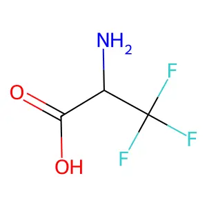 (S)-2-氨基-3,3,3-三氟丙酸 structure