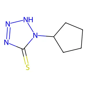 1-环戊基-1H-四唑-5-硫醇 structure
