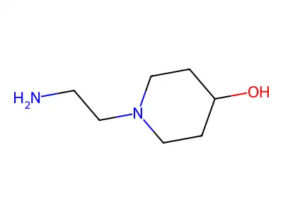1-(2-Aminoethyl)piperidin-4-ol structure