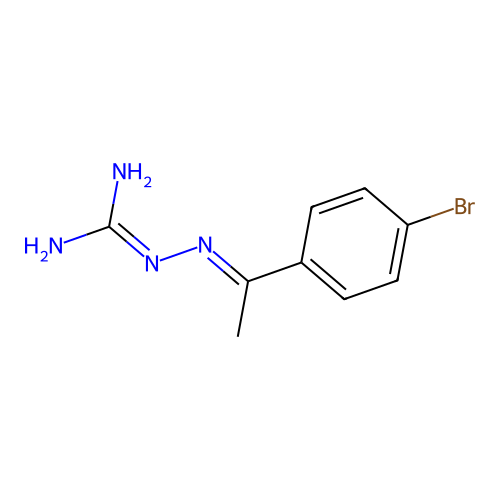 2-[1-(4-Bromophenyl)ethylidene]hydrazinecarboximidamide structure