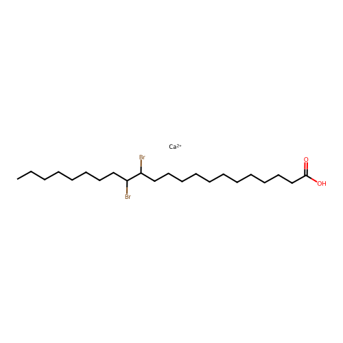 Calcium bis(dibromodocosanoate) structure