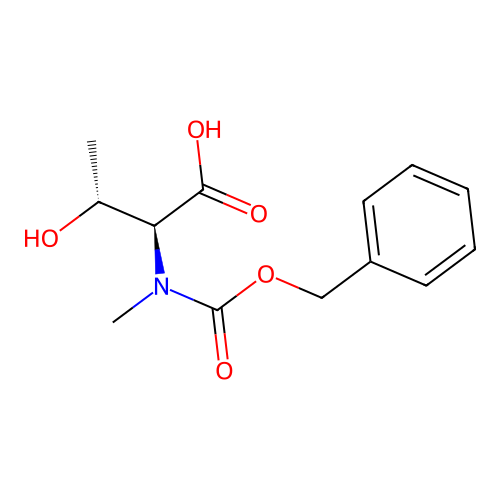 Z-N-ME-Thr-OH cha structure