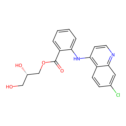 Glafenine, (S)- structure