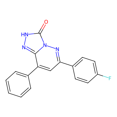 1,2,4-Triazolo(4,3-b)pyridazin-3(2H)-one, 6-(4-fluorophenyl)- structure