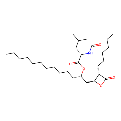 奧利司他 structure