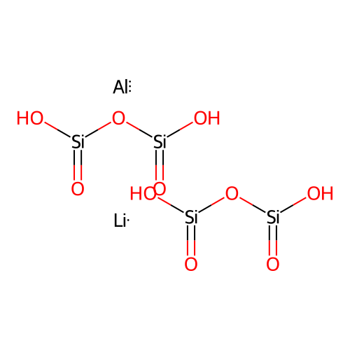 Petalite structure