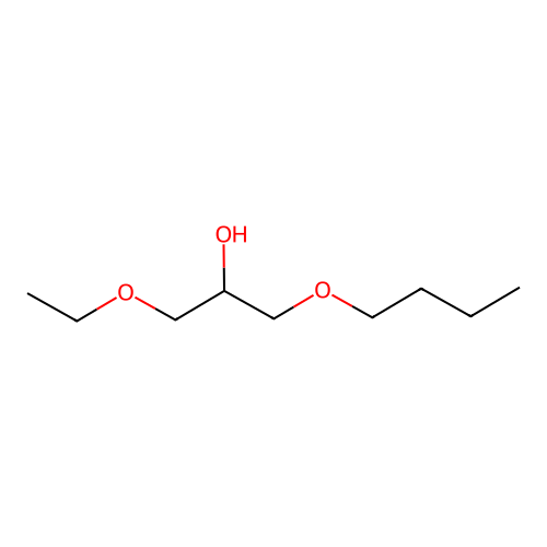 2-Propanol, 1-butoxy-3-ethoxy- structure