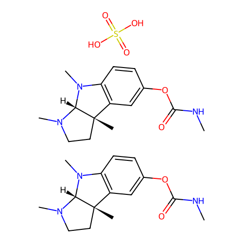 Physostigmine Sulfate structure
