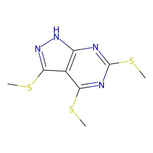 3,4,6-Trimethylthiopyrazolo[3,4-d]pyrimidine structure