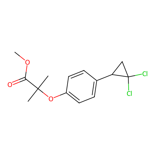 Ciprofibrate Impurity D structure