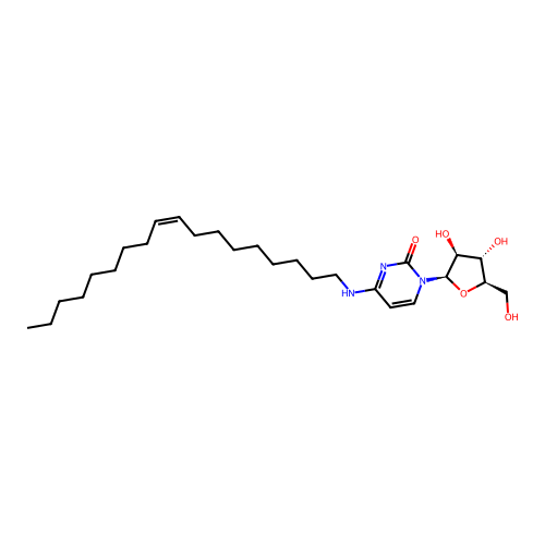 N(4)-oleylcytosine arabinoside structure