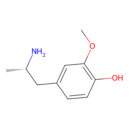 3-0-Methyl-alpha-methyldopamine, (S)- structure