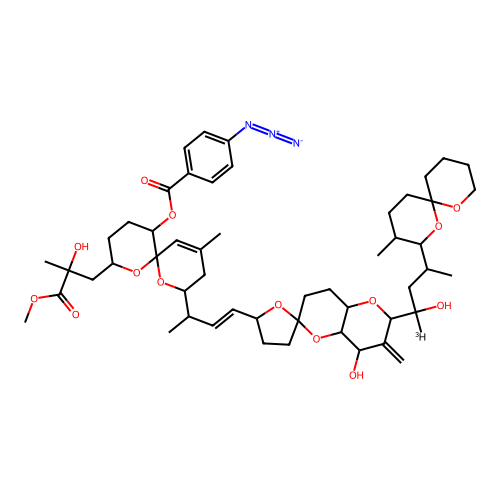 27-methyl 7-O-(4-azidobenzoyl)okadaate structure