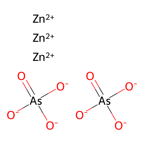 砷酸锌 structure