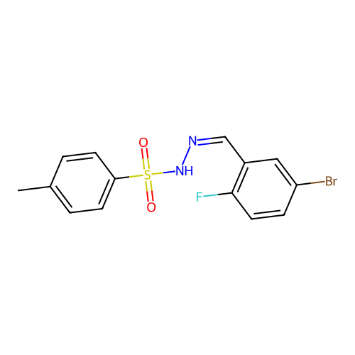 N'-(5-Bromo-2-fluorobenzylidene)-4-methylbenzenesulfonohydrazide structure