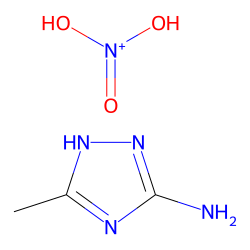 dihydroxy(oxo)azanium;5-methyl-1H-1,2,4-triazol-3-amine structure