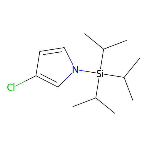 3-Chloro-1-[tris(1-methylethyl)silyl]-1H-pyrrole structure