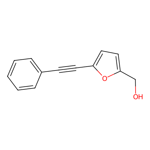 [5-(Phenylethynyl)-2-furyl]methanol structure