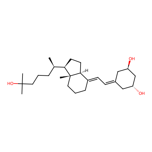 1,25-dihydroxy-19-norvitamin D3 structure