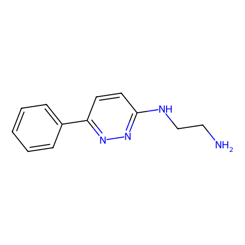 N-(2-aminoethyl)-6-phenylpyridazin-3-amine structure
