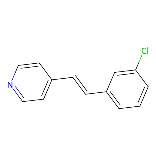 3'-Chloro-4-stilbazole structure