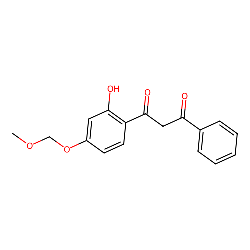 1-[2-Hydroxy-4-(methoxymethoxy)phenyl]-3-phenylpropane-1,3-dione structure