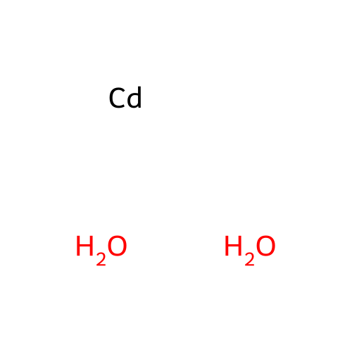 Cadmium dihydrate structure