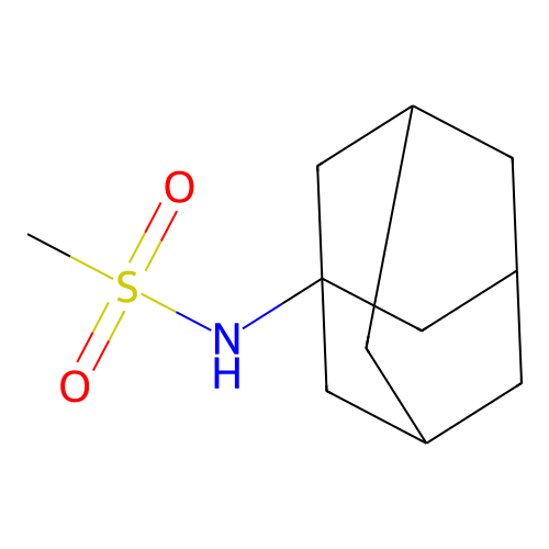 N-(1-adamantyl)methanesulfonamide structure