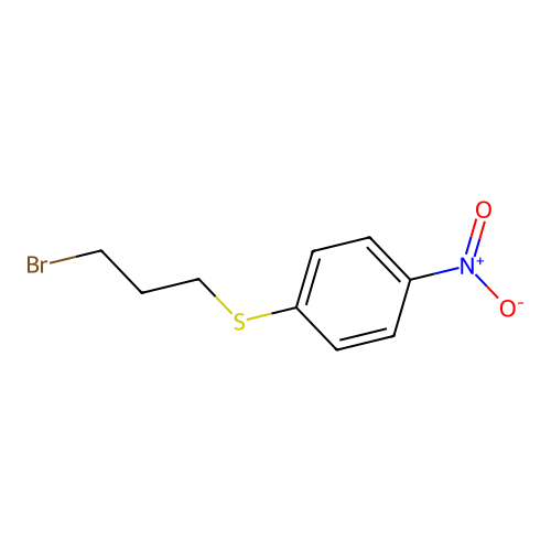 3-(4-Nitrophenylthio)propyl bromide structure
