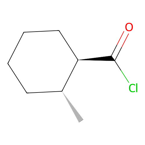 (1R,2R)-2-methylcyclohexane-1-carbonyl chloride structure