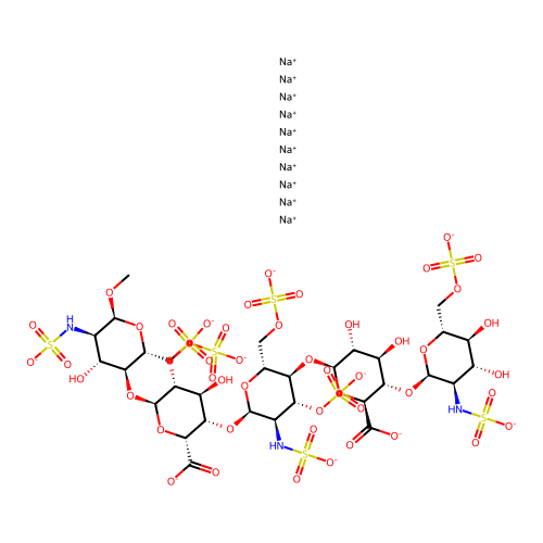 磺達肝素 structure
