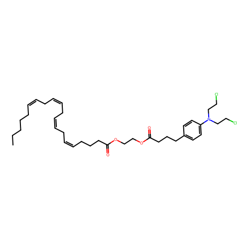 Chlorambucil-arachidonic acid conjugate structure