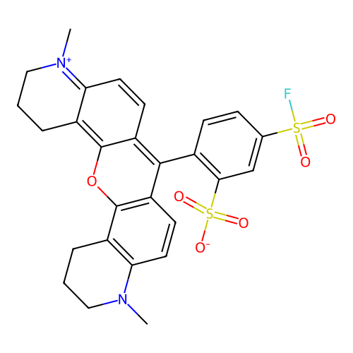 Chemical Compound (C27H25FN2O6S2) structure