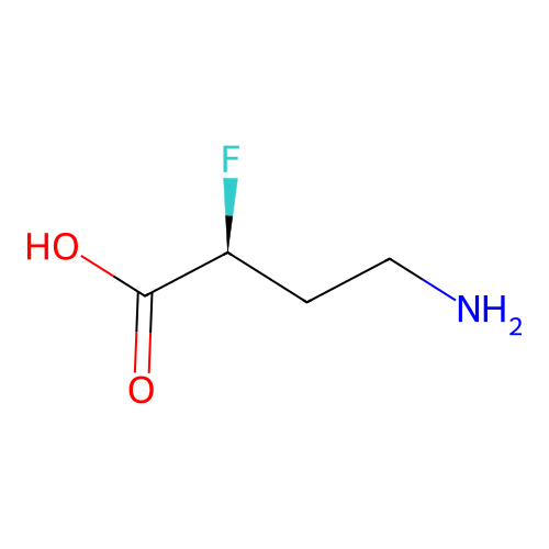 (S)-2-Fluoro-4-aminobutyric acid structure