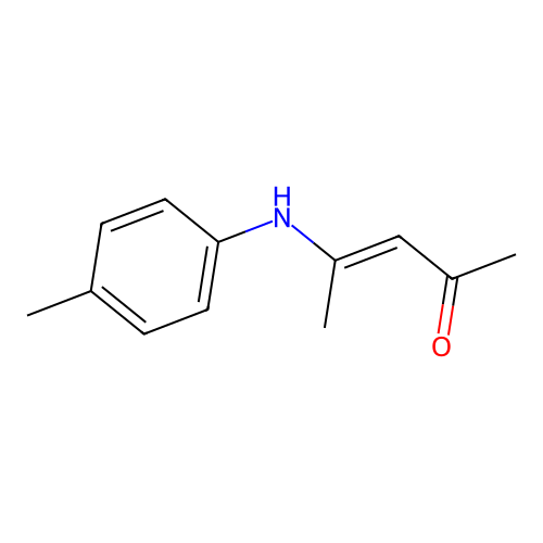 4-(4-Methylanilino)-pent-3-en-2-one structure