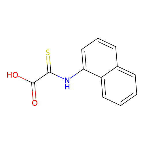 2-(Naphthalen-1-ylamino)-2-sulfanylideneacetic acid structure