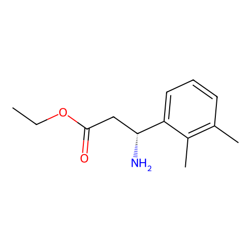 ethyl (3R)-3-amino-3-(2,3-dimethylphenyl)propanoate structure