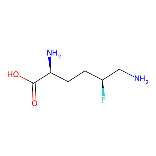 (2S,5S)-2,6-Diamino-5-fluorohexanoic acid structure