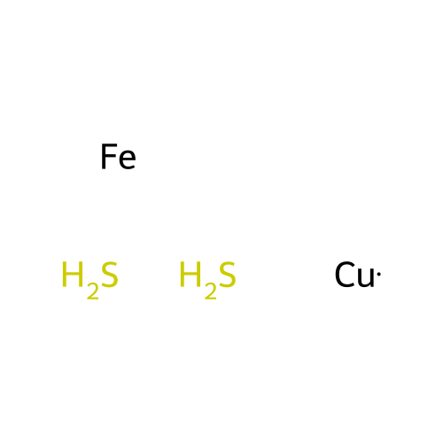Copper;iron;sulfane structure