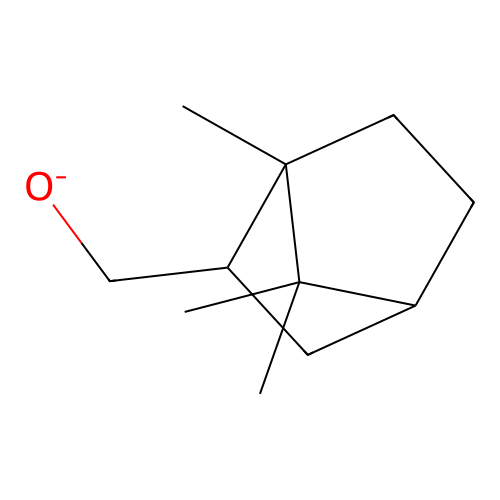 (1,7,7-Trimethyl-2-bicyclo[2.2.1]heptanyl)methanolate structure