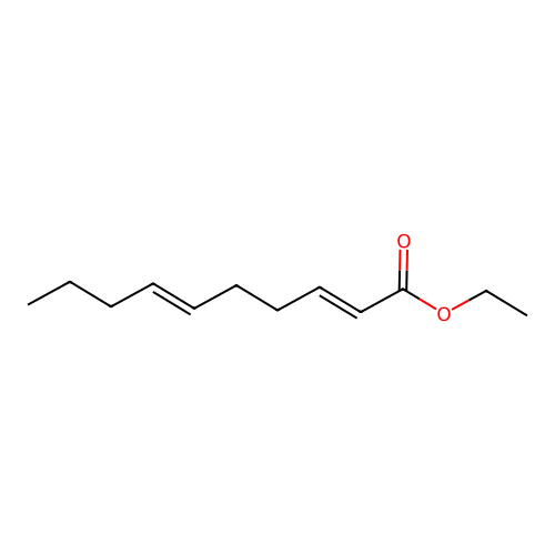 Ethyl 2,6-decadienoate structure