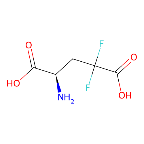 (4R)-4-amino-2,2-difluoropentanedioic acid structure