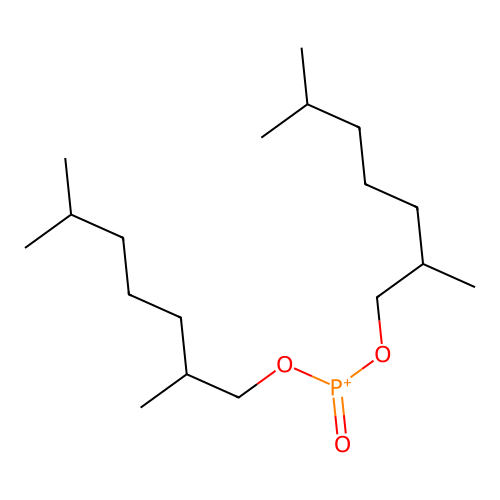 Bis(2,6-dimethylheptoxy)-oxophosphanium structure