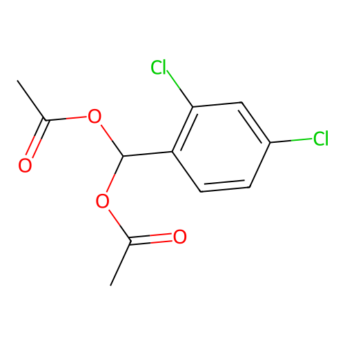[Acetyloxy-(2,4-dichlorophenyl)methyl] acetate structure